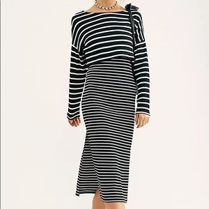 Free People Beach Two Piece Ribbed Set Small